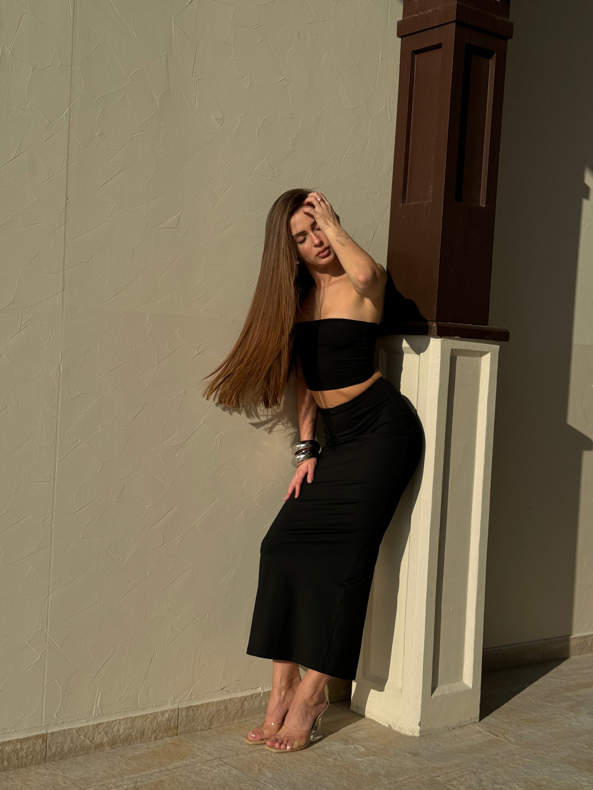 Skirt - Black - ALBAA Design